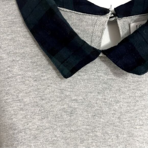 J Crew Factory Women’s Sweater Watch Plaid Collar and Shirttail Size Small - Picture 3 of 10
